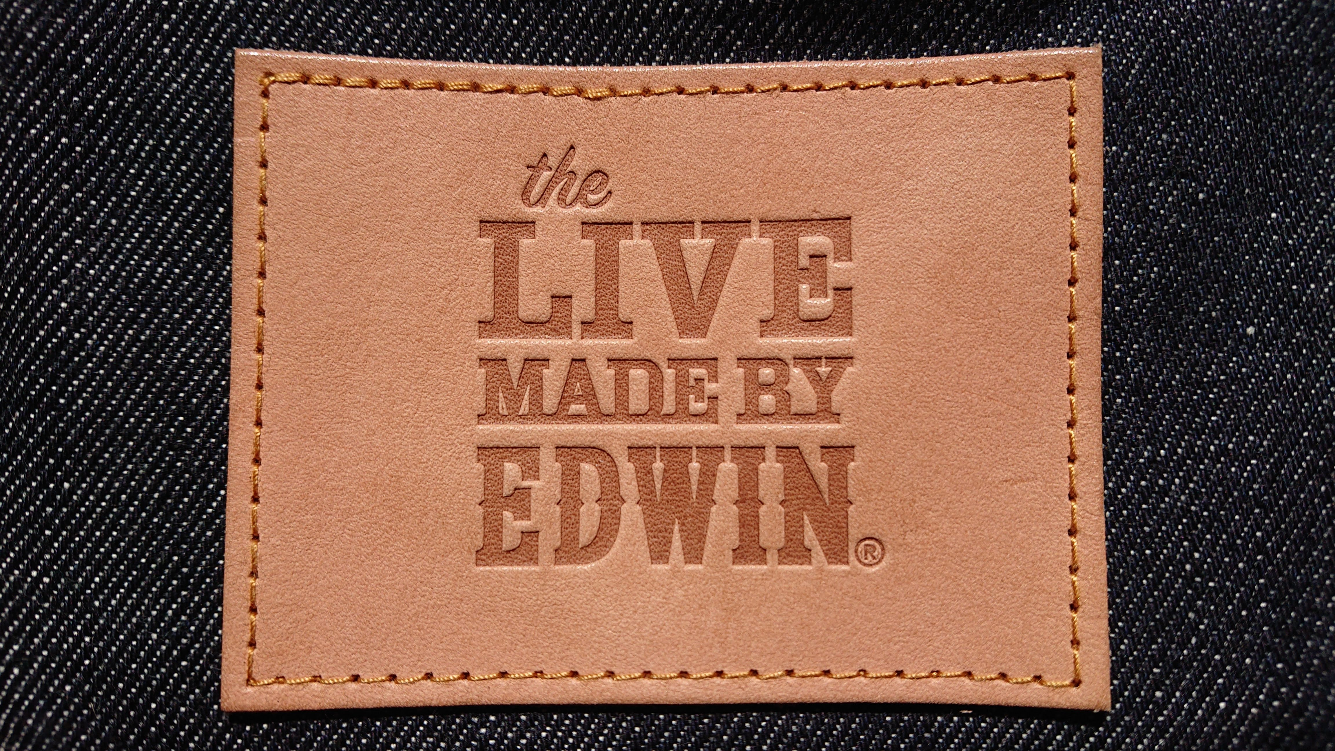 「The LIVE -MADE BY EDWIN-」限定デニムパスポーチ