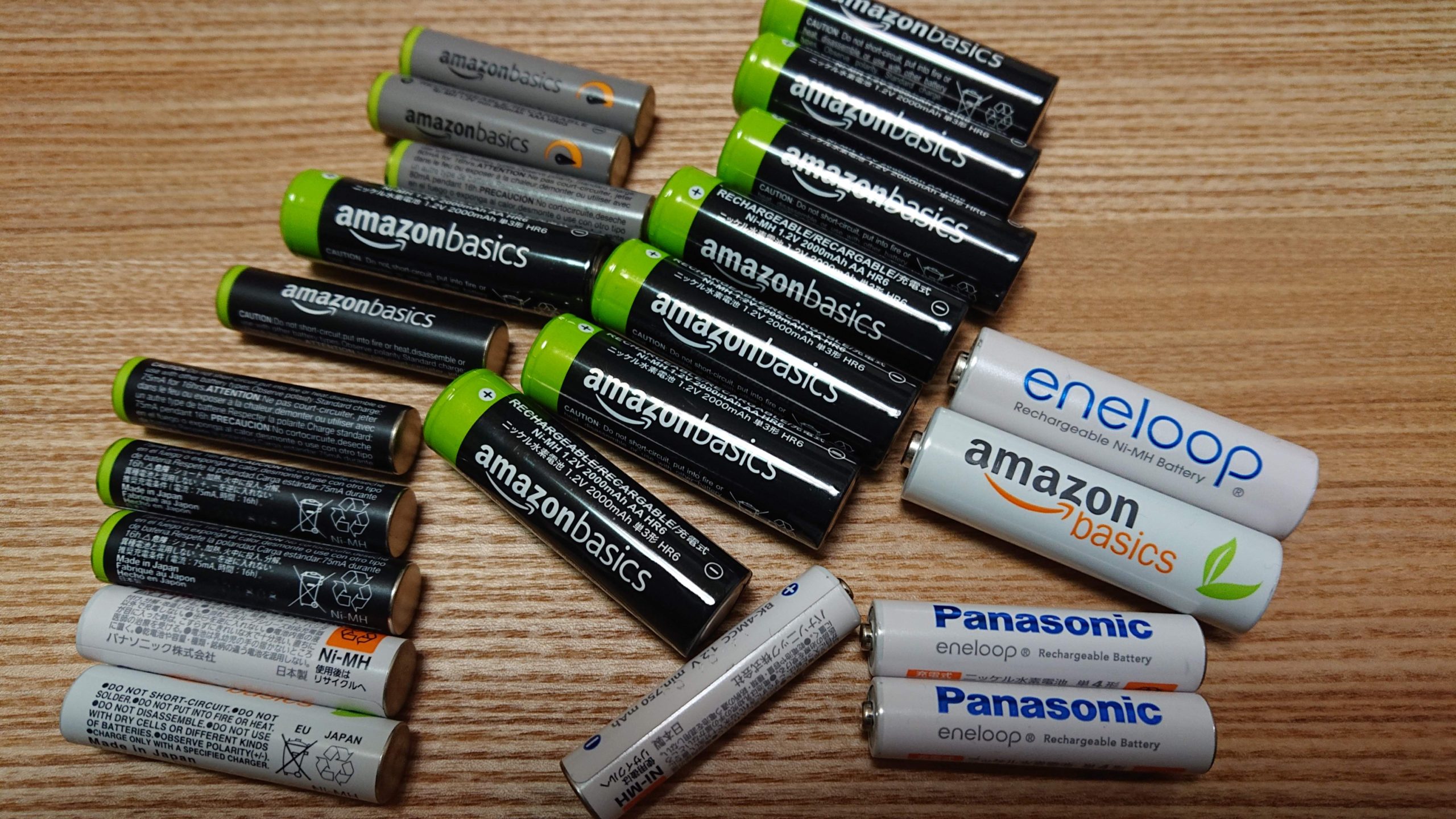 Amazonベーシック充電池